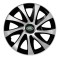 Set 4 capace roti Drift exrta Gri-Negru R15 pentru gama auto Land Rover