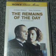 DVD film artistic romantic/dragoste Ramasitele zilei/THE REMAINS OF THE DAY