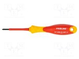 Şurubelniţă izolată Phillips PH1 80mm PROLINE VDE IEC 60900 m&acirc;ner antialunecare