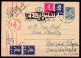 ROMANIA 1940 CARTE POSTALA CP 108 CIRCULATA STAMPILA DE CENZURA CENZURAT 6, Printata