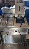 Friteuza inox doua compartimente