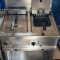 friteuza inox doua compartimente