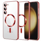 Husa premium Samsung Galaxy S23 Plus Techsuit Luxury Crystal MagSafe, rosu