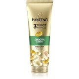 Pantene 3 Minute Miracle Smooth&amp;Silky Balsam intens , 3 minute pentru par deteriorat 220 ml