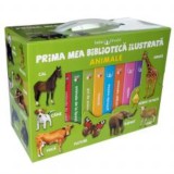 Prima mea biblioteca ilustrata. Animale. Bebe invata (8 carticele)