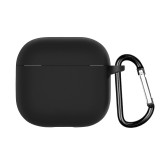 Cumpara ieftin Husa protectie casti wireless, THD, compatibila Apple Airpods 4 si Apple Airpods 4 Active Noise Cancellation, neagra
