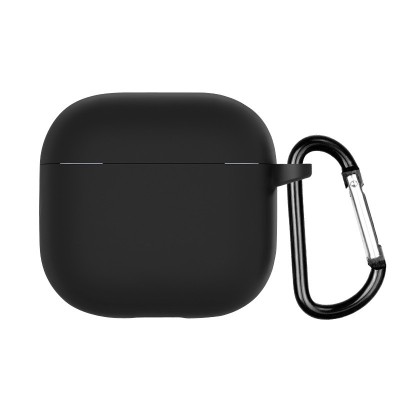 Husa protectie casti wireless, THD, compatibila Apple Airpods 4 si Apple Airpods 4 Active Noise Cancellation, neagra foto