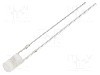 Dioda LED, 3mm, alba, 1120mcd, 10mA, 12V, OPTOSUPPLY - OSW5DK3HE2B-12V