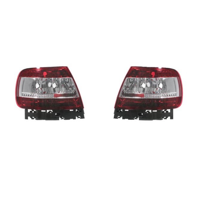 Set stopuri tuning AUDI A4 (B5), 11.1994-09.2001, model SEDAN, Taiwan, partea stanga+dreapta, LED; transparent; fara soclu bec ;