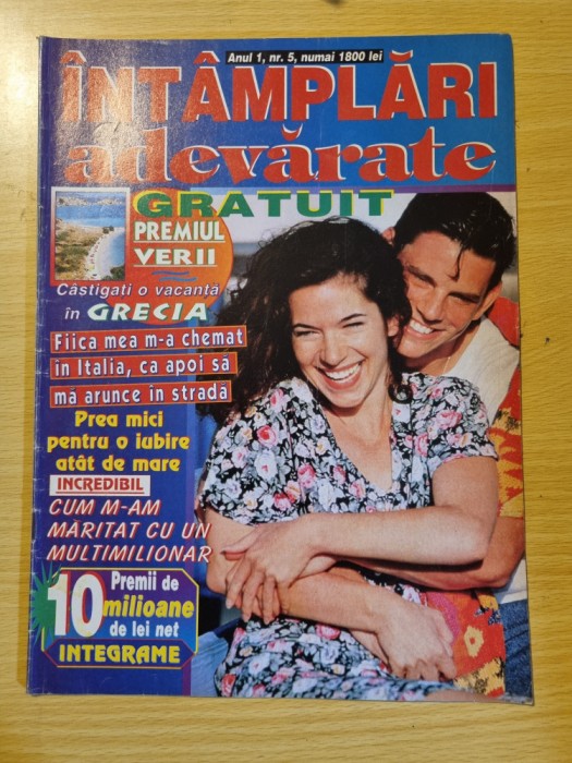 revista intamplari adevarate anul 1, nr. 5