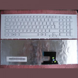 Tastatura laptop noua SONY VPC-EF SERIES WHITE FRAME WHITE UK