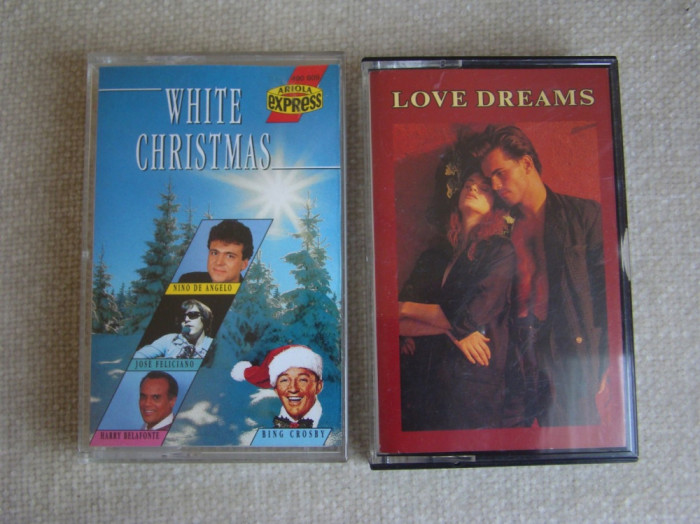 LOVE DREAMS / WHITE CHRISTMAS - 2 Casete Originale Germany