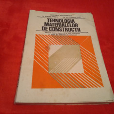 MANUAL TEHNOLOGIA MATERIALELOR DE CONSTRUCTII CLASA X ADRIANA DINESCU 1990