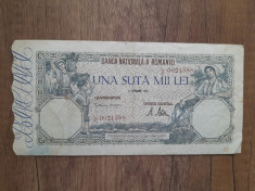 Bancnota 100000 lei 1946 foto