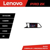 Navigatie Seat Leon MIB Lenovo Pro 2K QLED 4+64GB Android cu 360