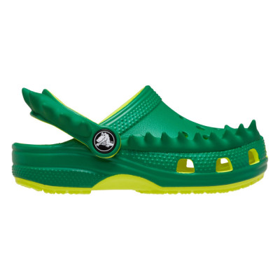 Saboti Crocs Classic Spikes Clog Kids Verde - Acidity/Green Ivy foto
