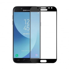 Folie de Sticla 5D Hybrid SAMSUNG Galaxy J7 2017 (Negru) Full Glue foto