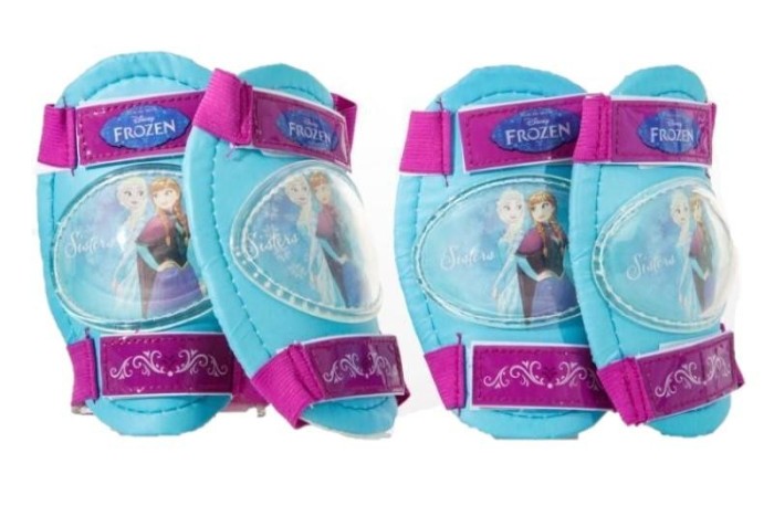 Set protectie genunchiere si cotiere Frozen pentru copii, 3 ani+ Set protectie genunchiere si cotiere Frozen pentru copii, 3 ani+