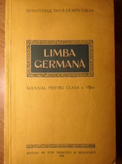 LIMBA GERMANA MANUAL PENTRU CLASA A VIII-A - COLECTIV foto