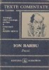 Poezii (Ion Barbu, Texte Comentate-Lyceum)