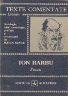 Poezii (Ion Barbu, Texte Comentate-Lyceum) foto