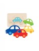 Puzzle stratificat Masinute colorate, Goki