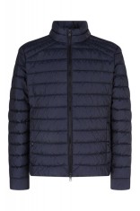 Geaca barbati, din poliester, Geox, M4528B-T3058-F1624, bleumarin