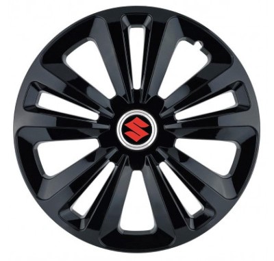 Set 4 Capace Roti, potrivite jantelor de R15, pentru Suzuki, model terra negru foto
