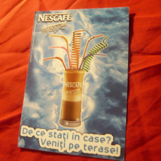 Ilustrata - Reclama Nescafe - Romania