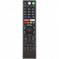 Telecomanda pentru Smart TV Sony RMF-TX310E, Universal, x-remote, Functia vocala, Netflix, Google Play, Negru