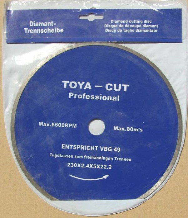 Disc diamantat continuu ZAY-CO, 230mm - 200747