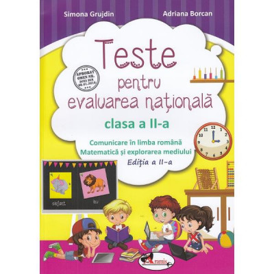 Teste pentru Evaluarea Nationala - Clasa 2 - Simona Grujdin, Adriana Borcan foto