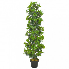 Planta artificiala dafin cu ghiveci, verde, 150 cm foto