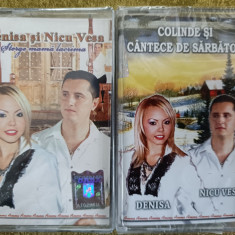 Denisa și Nicu Vesa , două casete sigilate cu muzică de petrecere
