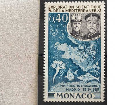 PC107 - Monaco 1969 Aniversari/ Explorari, serie MNH, 1v foto