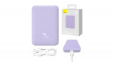 Baseus Powerbank Magnetic Mini 10000mAh 20W (lila)