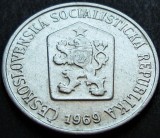 Moneda 10 HALERU - RS CEHOSLOVACIA, anul 1969 * cod 793