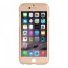 Husa iPhone 7 Plus MyStyle iPaky 360 Auriu + Folie Protectie Ecran, Protectie Camera