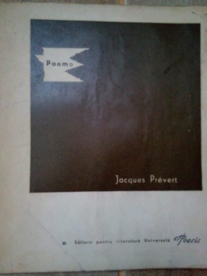 Jacques Prevert - Poeme (Editia: 1965) foto