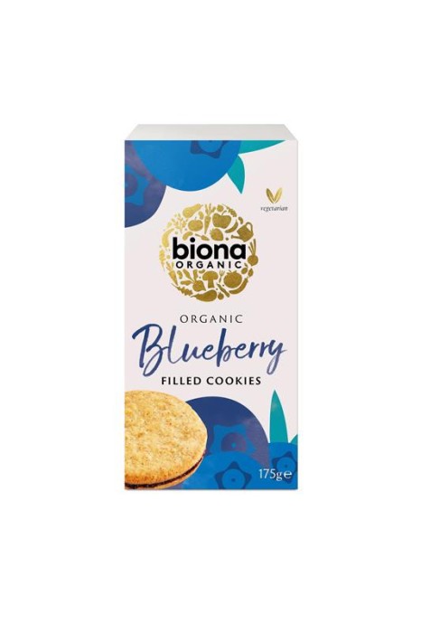 Biscuiti cu Umplutura de Afine Bio 175gr Biona