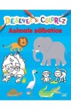 Desenez si colorez. Animale salbatice