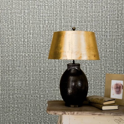Noordwand Tapet &amp;bdquo;Vintage Deluxe Course Fabric Look&amp;rdquo;, verde foto