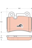 TRW GDB1722 COTEC set placute frana,frana disc