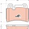 TRW GDB1722 COTEC set placute frana,frana disc