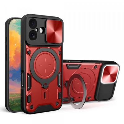 Husa pentru Apple iPhone 17, Techsuit, CamGuard Pro, Rosie foto