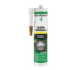 Silicon universal Den Braven 1001 U, maro, interior / exterior, 280 ml