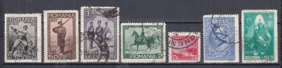ROMANIA 1931 LP 89 CENTENARUL ARMATEI SERIE STAMPILATA foto