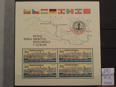 1982-Cehoslovacia-Bl.52-MNH foto