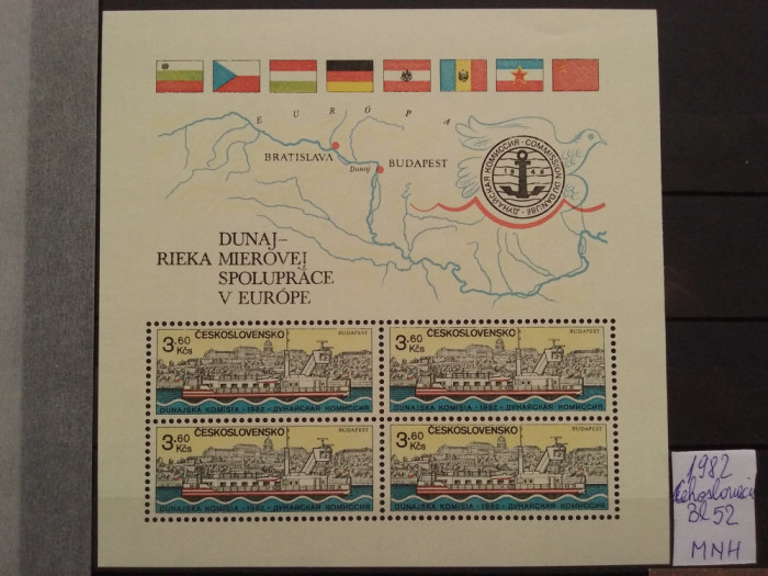 1982-Cehoslovacia-Bl.52-MNH