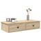 vidaXL Raft de perete cu sertare Stejar Sonoma lemn prelucrat 859952